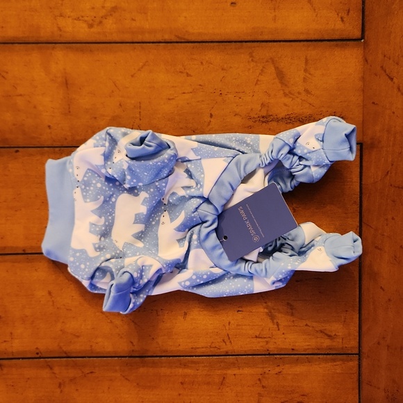 Spark Paws snowy bear Dog Pajamas. Medium. - Picture 5 of 5